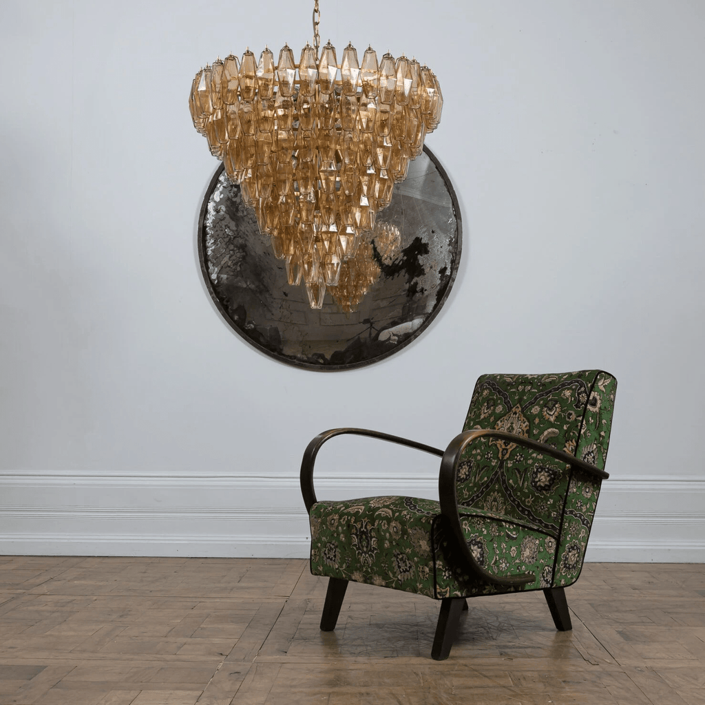 Asti Glass Chandelier Glass lighting by Bling Lighting Studio