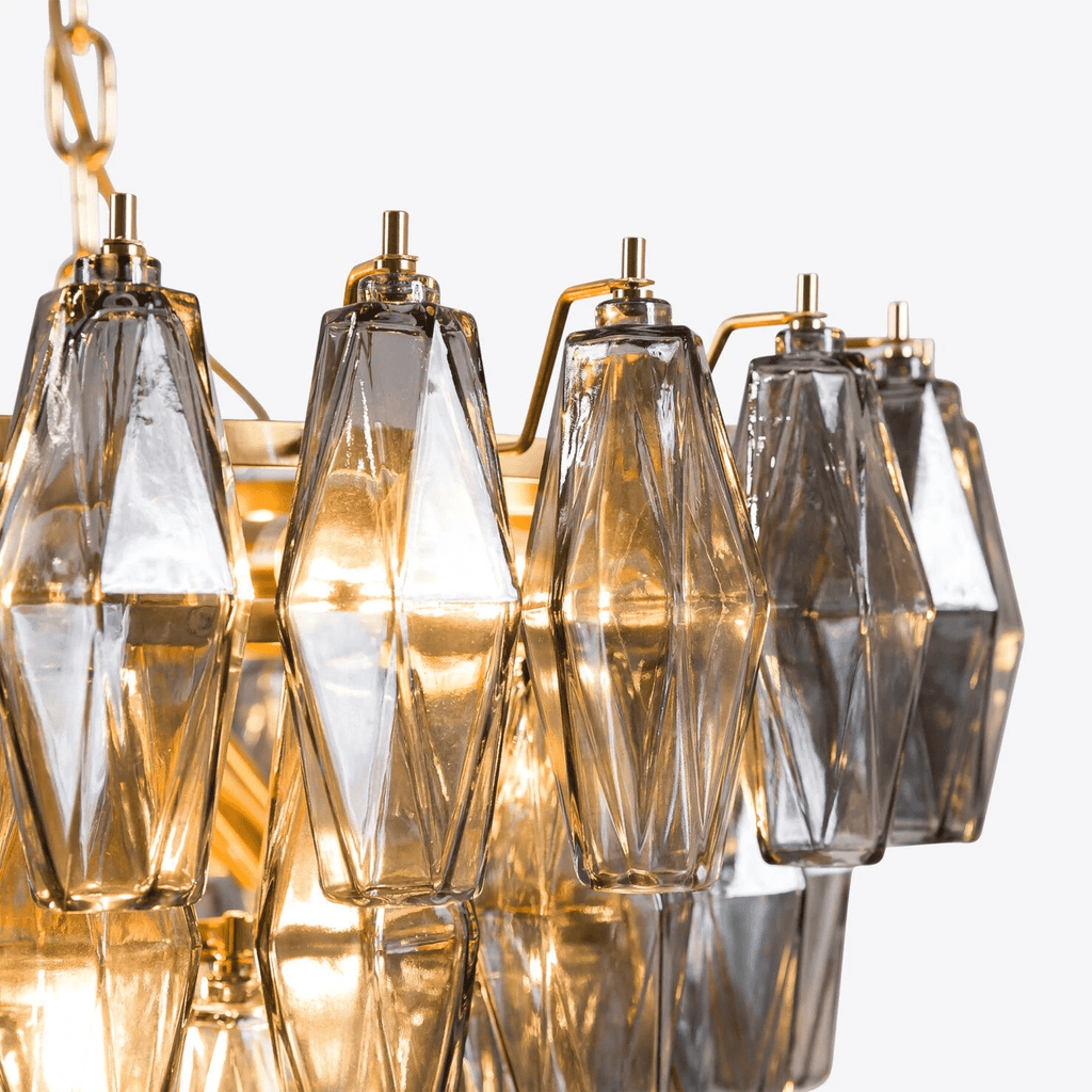 Modern Asti Murano Poliedri Chandelier product image