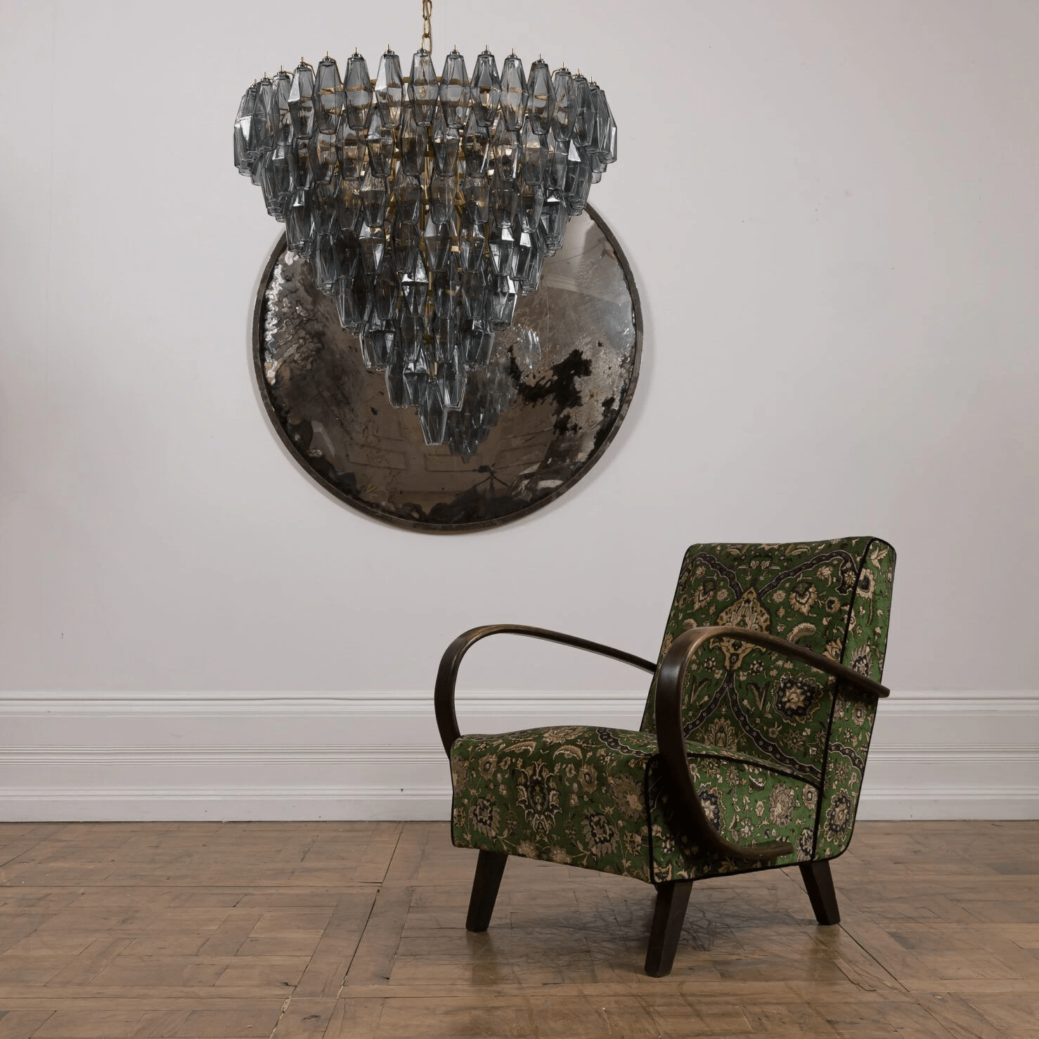 Asti Glass Chandelier Glass lighting by Bling Lighting Studio