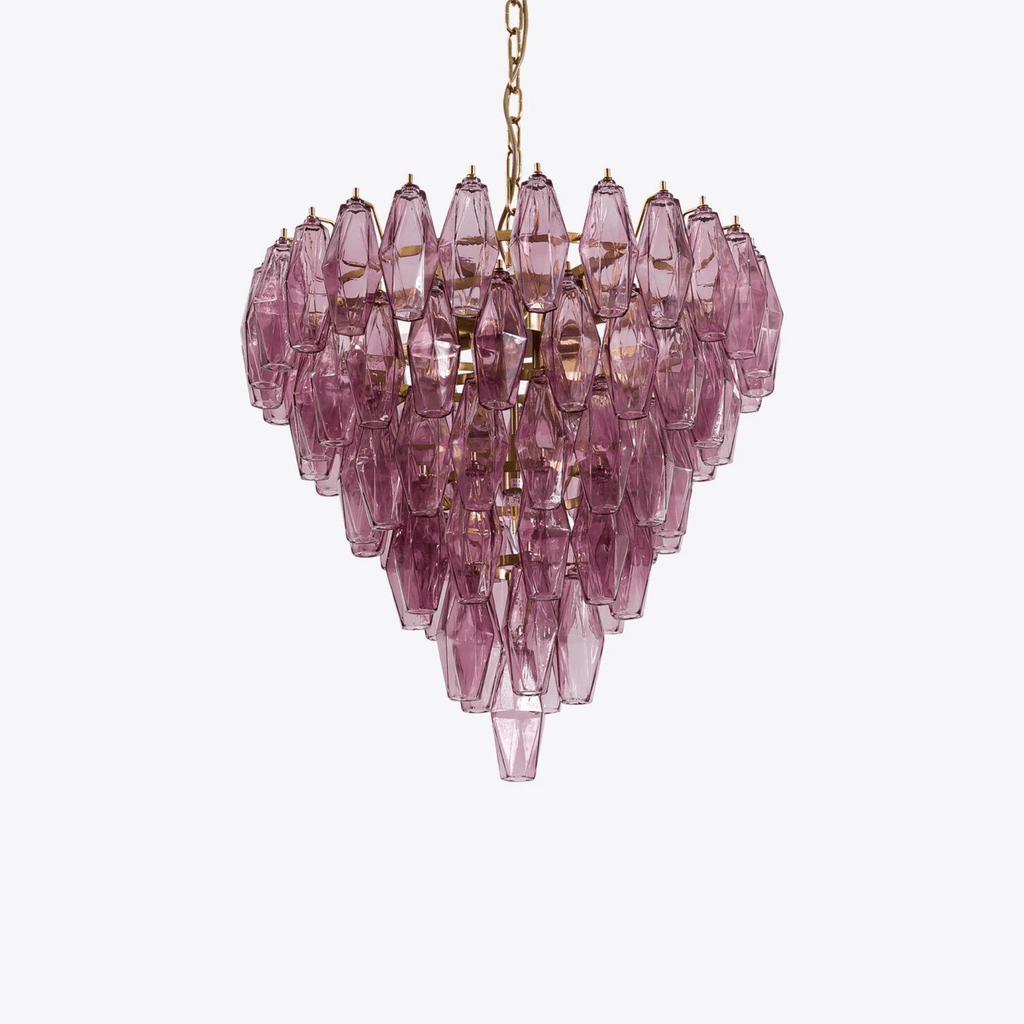 Asti Glass Chandelier Glass lighting by Bling Lighting Studio