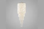 Modern Nerida Shell Chandelier by Bling Lighting Studio