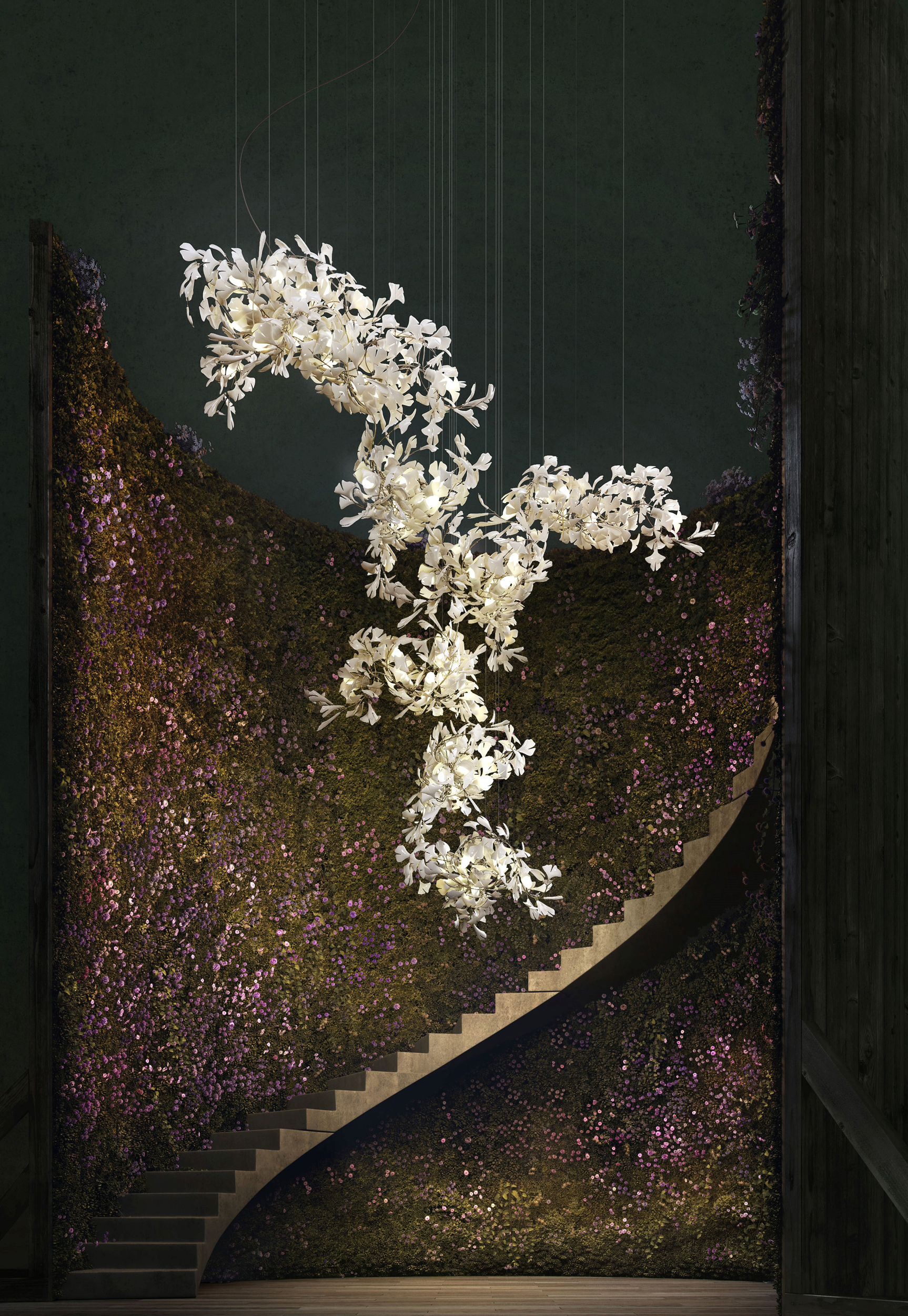 Gingko Combination Chandelier