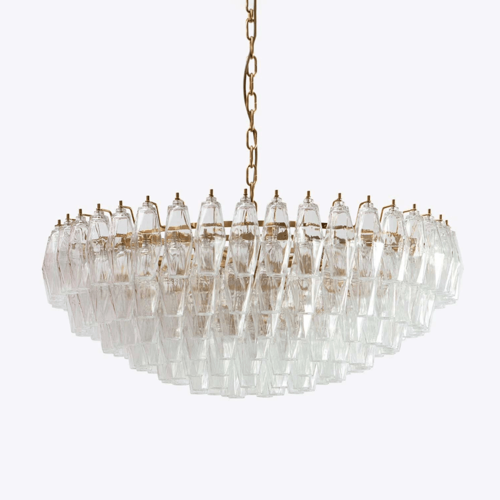 Modern Clear Sorrento Chandelier by Bling Lighting Studio