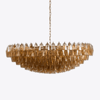 Premium Amber Sorrento Chandelier by Bling Lighting Studio