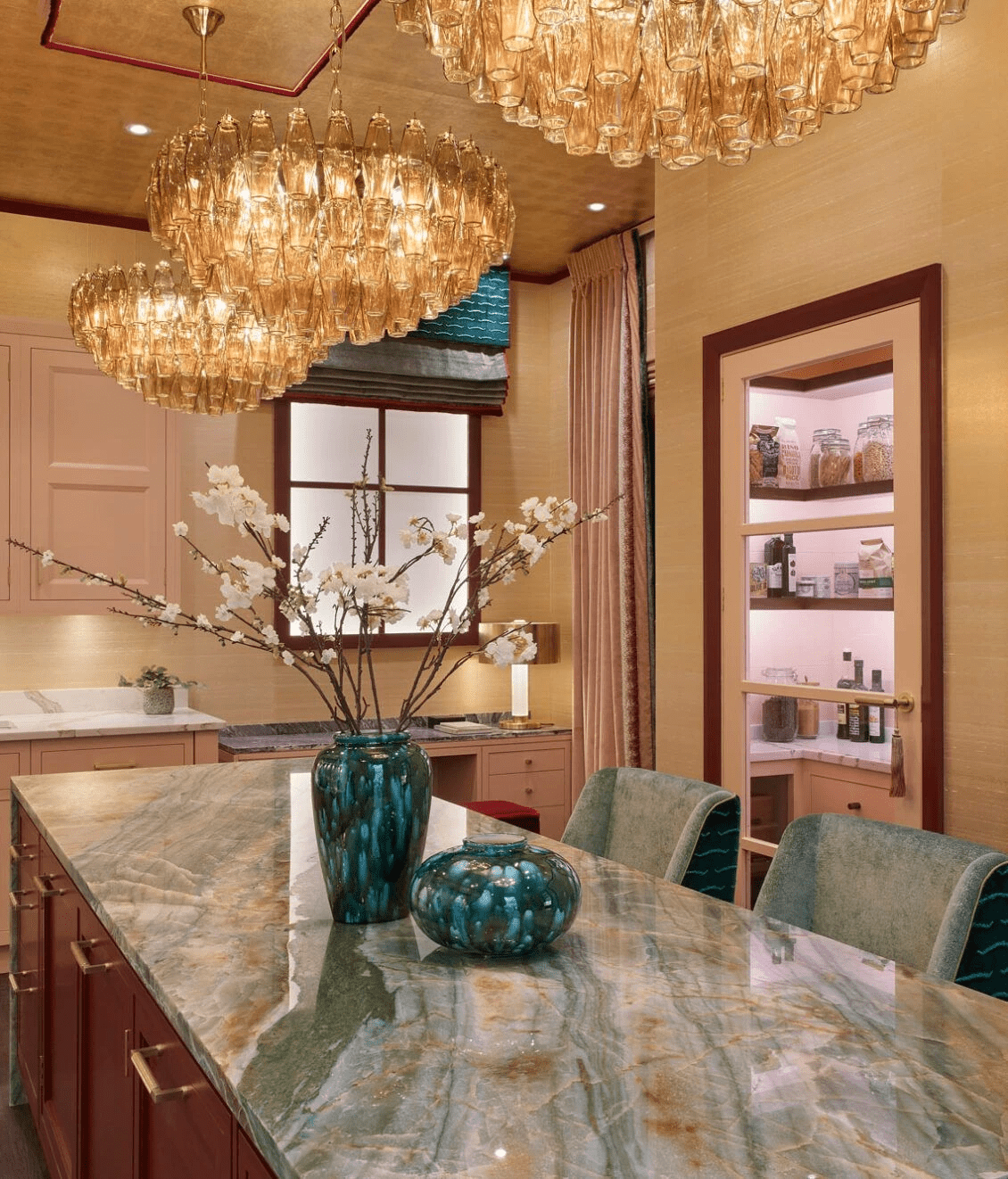 Premium Amber Sorrento Chandelier product image