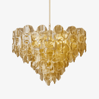 Premium Vivara Glass Chandelier by Bling Lighting Studio