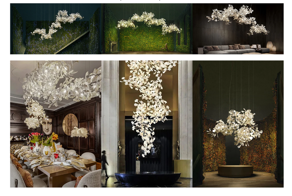 Gingko Combination Chandelier