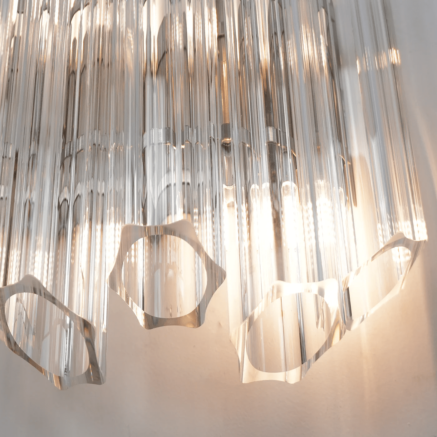 Clear Palermo Glass Wall Lamp Glass lighting by Bling Lighting Studio