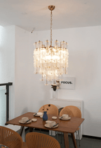 Florenzia Glass Chandelier Glass lighting by Bling Lighting Studio