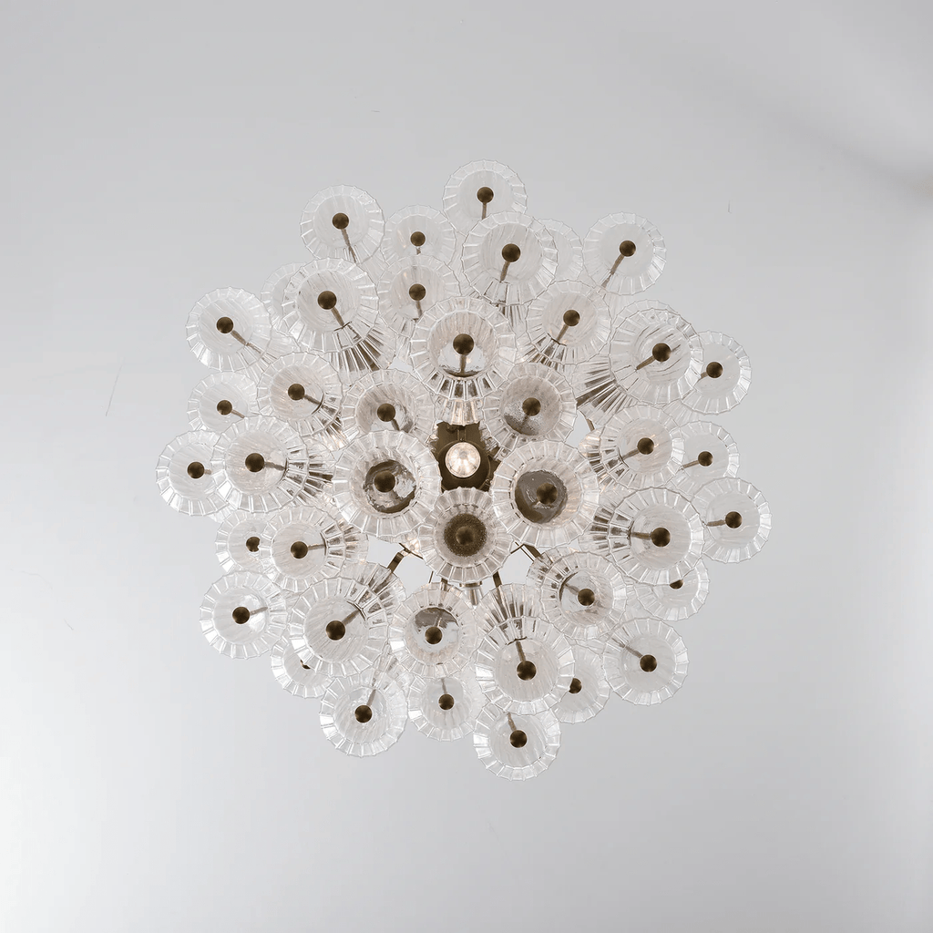 Florenzia Glass Chandelier Glass lighting by Bling Lighting Studio