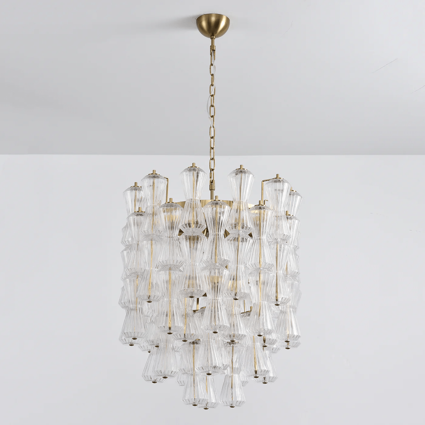 Florenzia Glass Chandelier Glass lighting by Bling Lighting Studio