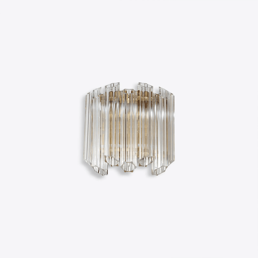 Clear Palermo Glass Wall Lamp Glass lighting by Bling Lighting Studio