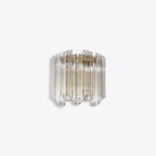 Clear Palermo Glass Wall Lamp Glass lighting by Bling Lighting Studio