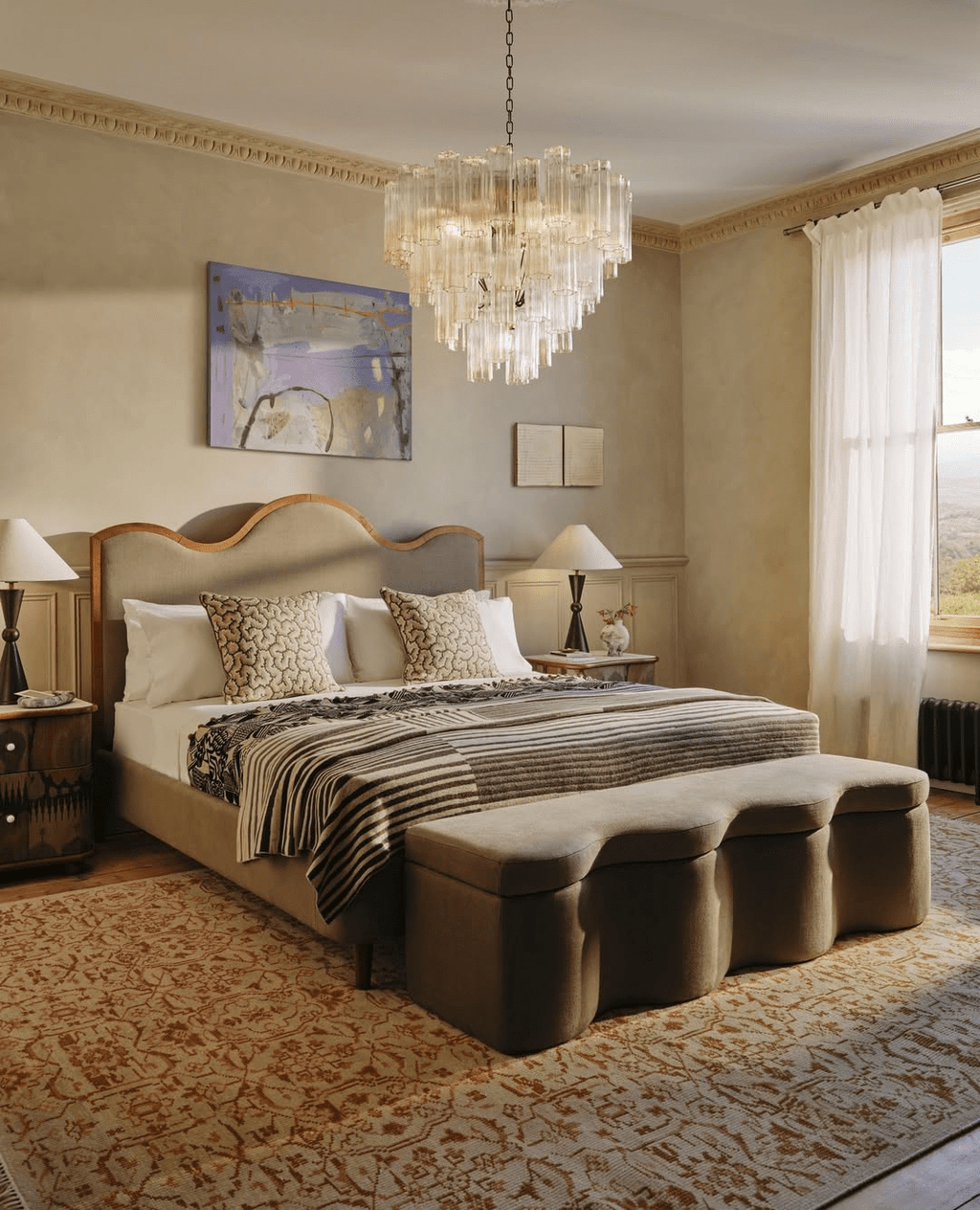 Murano Chiara Tube Chandelier product image