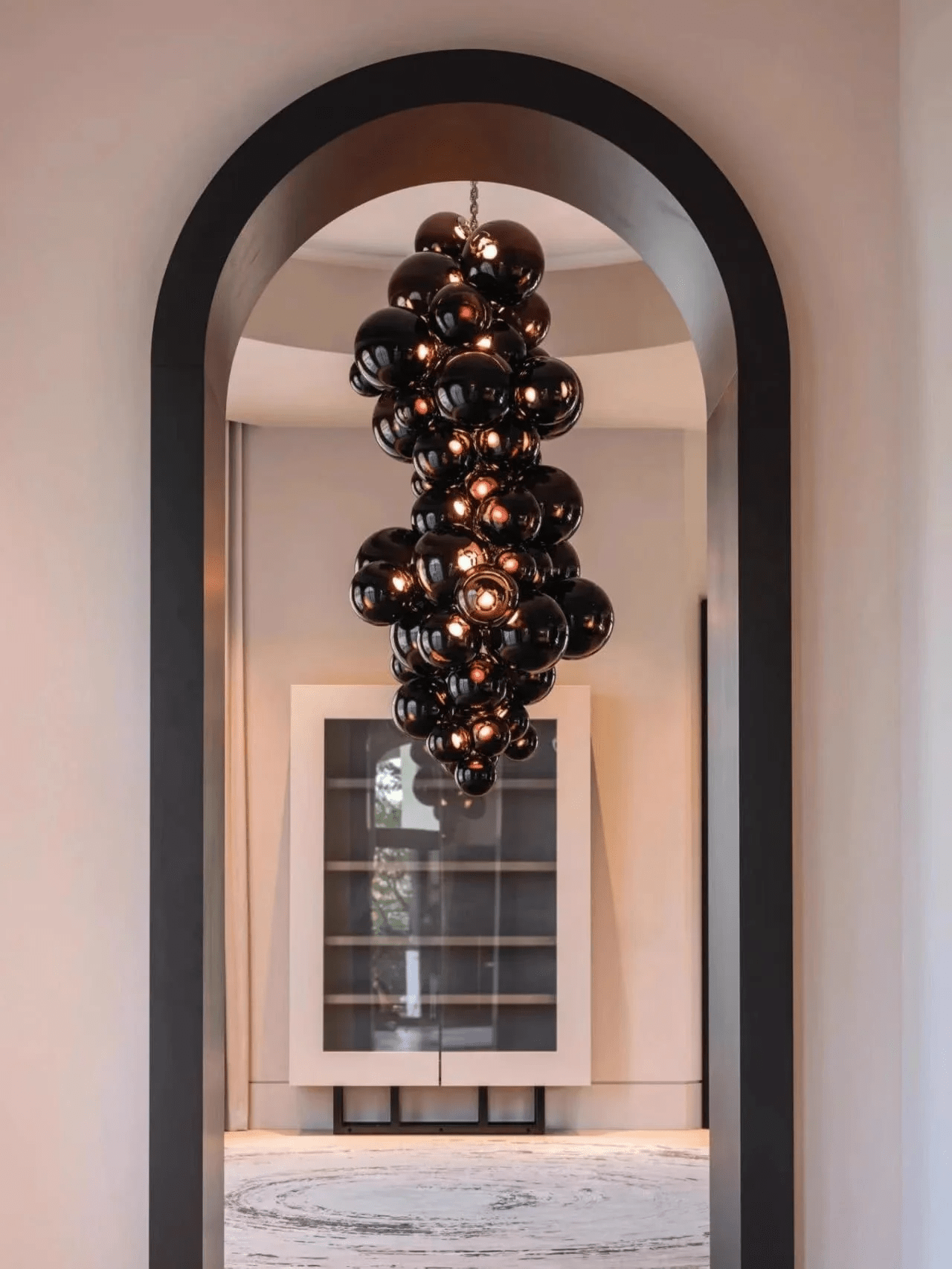 Velymo Grapetta Chandelier Glass lighting by Bling Lighting Studio