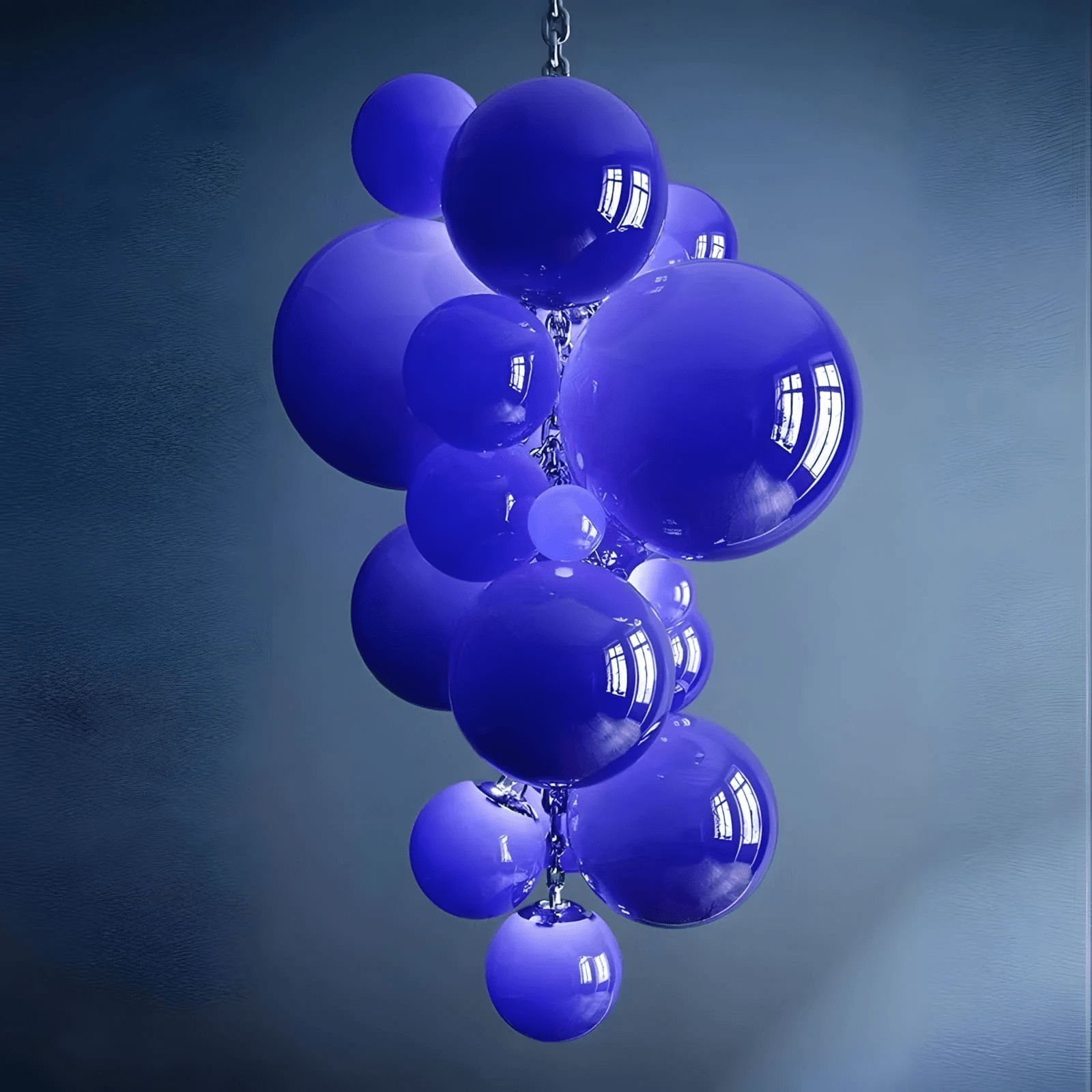 Velymo Grapetta Chandelier Glass lighting by Bling Lighting Studio