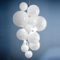 Velymo Grapetta Chandelier Glass lighting by Bling Lighting Studio