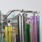 Prismatic Glass Colorful Chandelier Glass lighting by Bling Lighting Studio