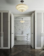 Ice Queen Alabaster Chandelier by Bling Lighting Studio