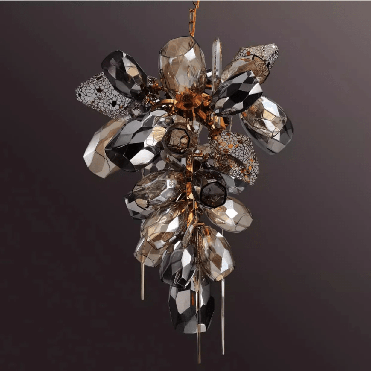 Premium Modern Art Glass Crystal Chandelier product image