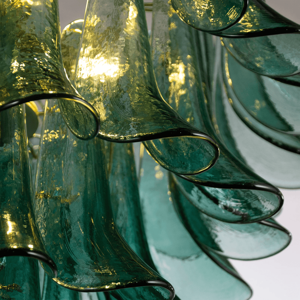 Petali Chandelier Glass lighting by Bling Lighting Studio