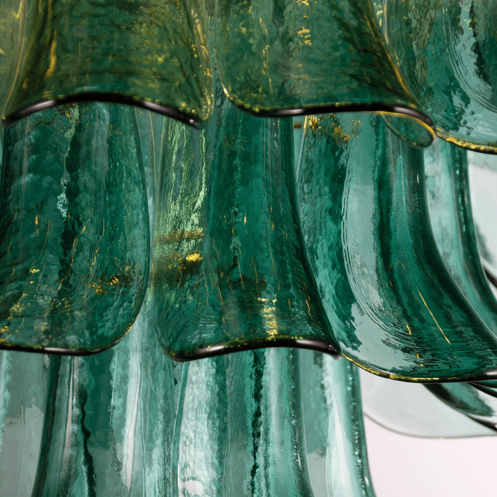 Petali Chandelier Glass lighting by Bling Lighting Studio