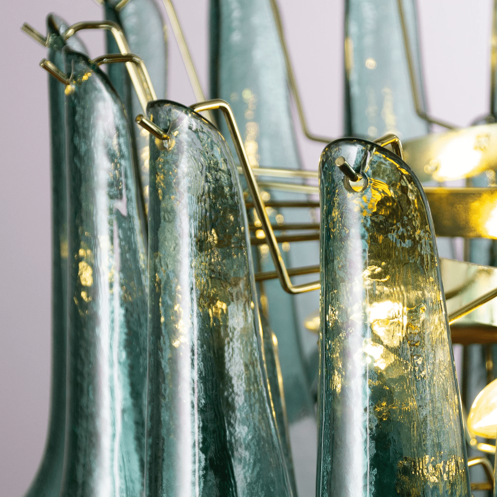 Petali Chandelier Glass lighting by Bling Lighting Studio