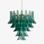 Petali Chandelier Glass lighting by Bling Lighting Studio