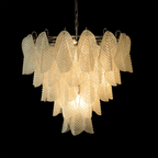 Glass Teardrop Chandelier Murano lighting by Bling Lighting Studio
