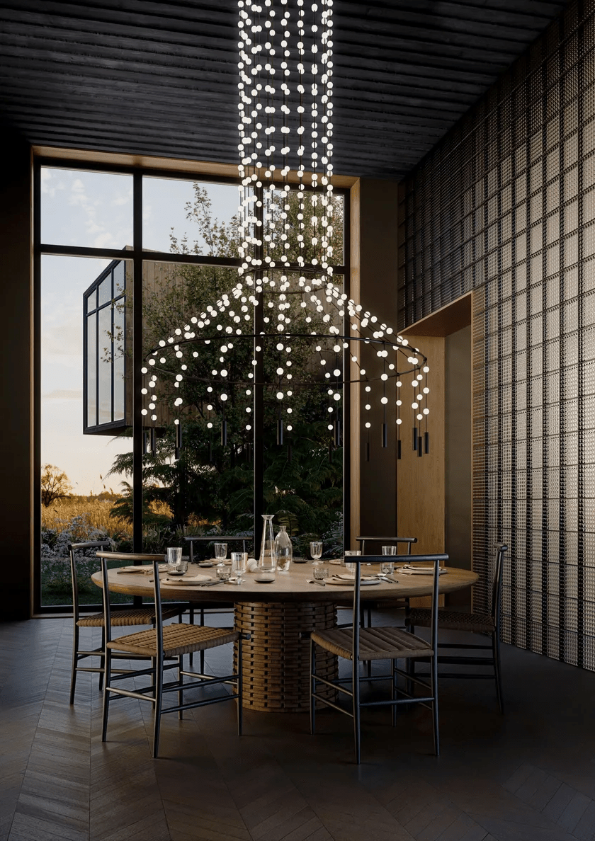Multidot Chandelier