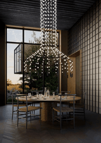 Minimalist Multiple Light Point Chandelier additional product view
