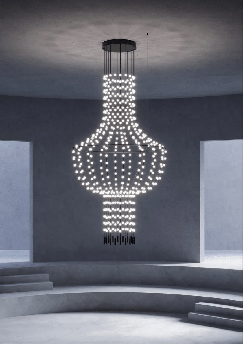 Minimalist Multiple Light Point Chandelier product image