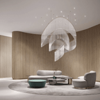 Luxury Waterfall Crystal Droplet Chandelier additional product view