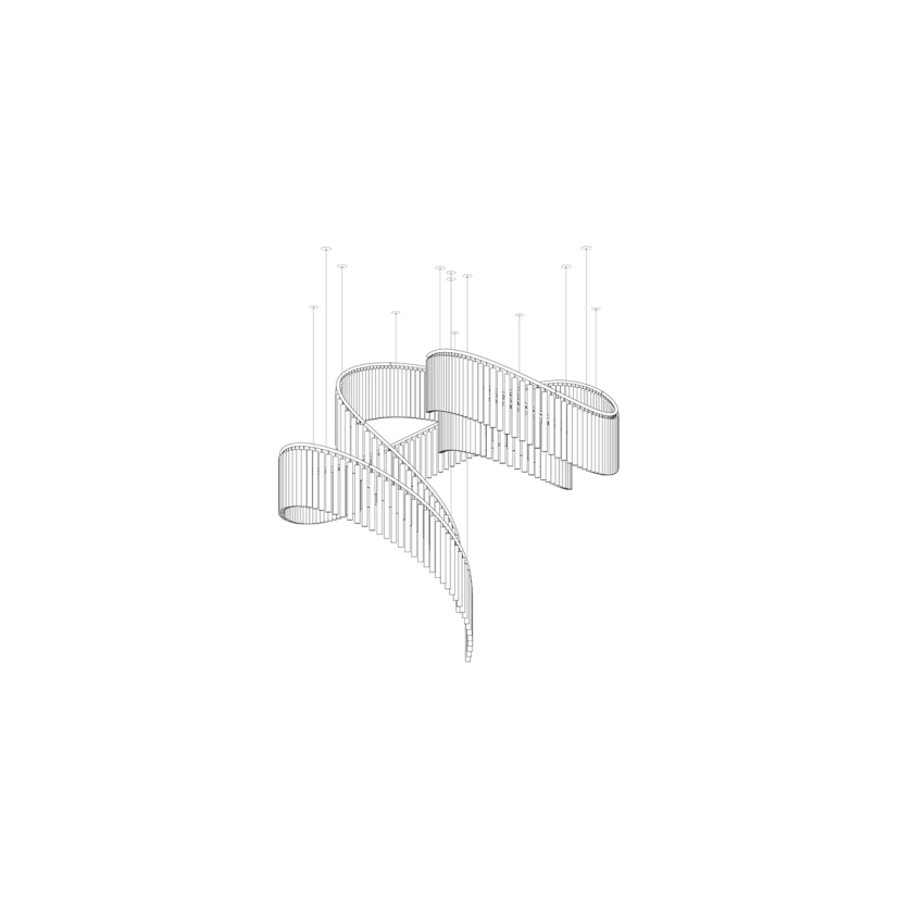 Luxury Fringe Waterfall Chandelier product image