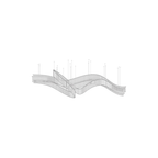 Luxury Fringe Waterfall Chandelier product image