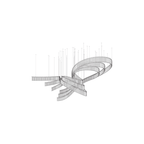 Luxury Waterfall Crystal Droplet Chandelier product image