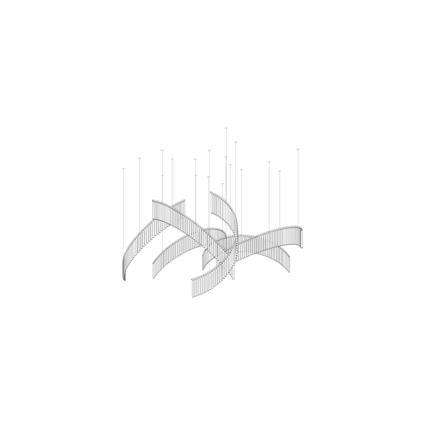 Luxury Fringe Waterfall Chandelier product image