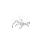 Luxury Waterfall Crystal Droplet Chandelier product image