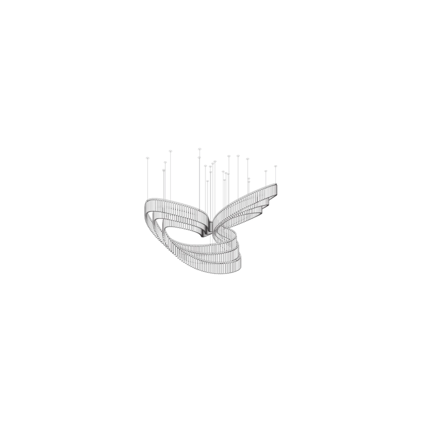 Luxury Waterfall Crystal Droplet Chandelier product image