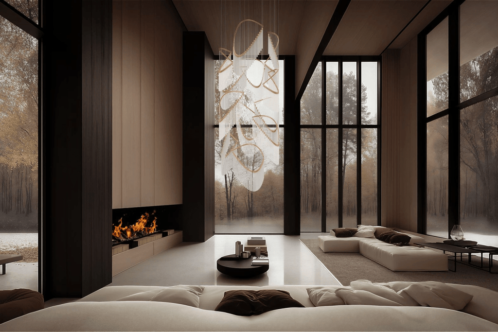 Luxury Fringe Waterfall Chandelier product image