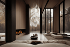 Luxury Waterfall Crystal Droplet Chandelier product image