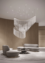Luxury Fringe Waterfall Chandelier product image