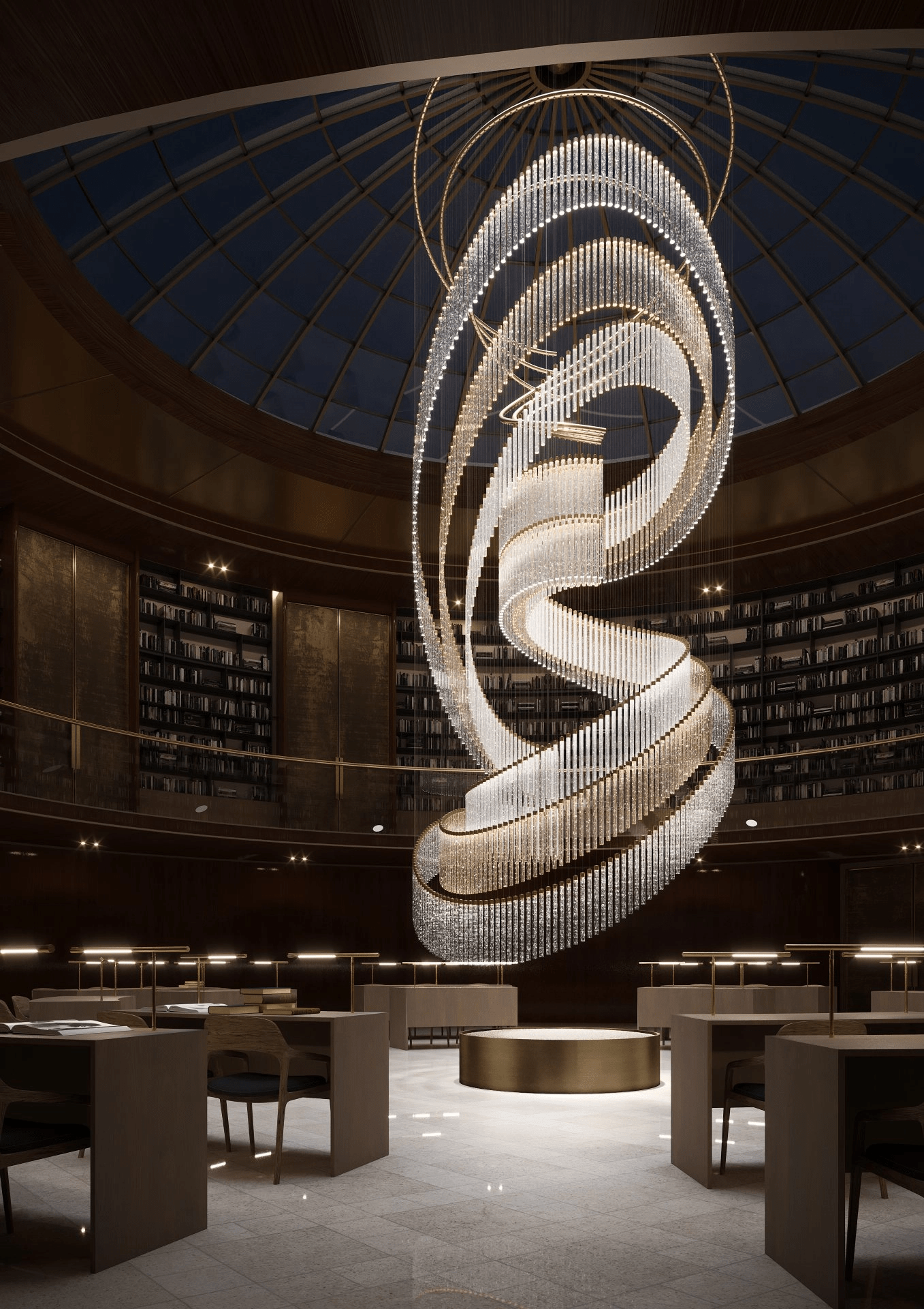 Luxury Waterfall Crystal Droplet Chandelier product image