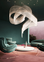 Luxury Fringe Waterfall Chandelier product image