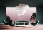 Luxury Waterfall Crystal Droplet Chandelier product image