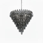 Asti Glass Chandelier Glass lighting by Bling Lighting Studio