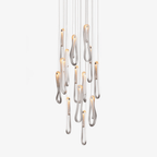 Pearlescent Filament Chandelier