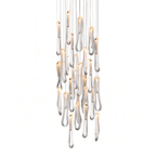 Pearlescent Filament Chandelier