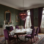 Amethyst Bloom Chandelier Glass lighting by Bling Lighting Studio