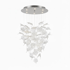 Multicolor Crystal Maple Leaf Chandelier